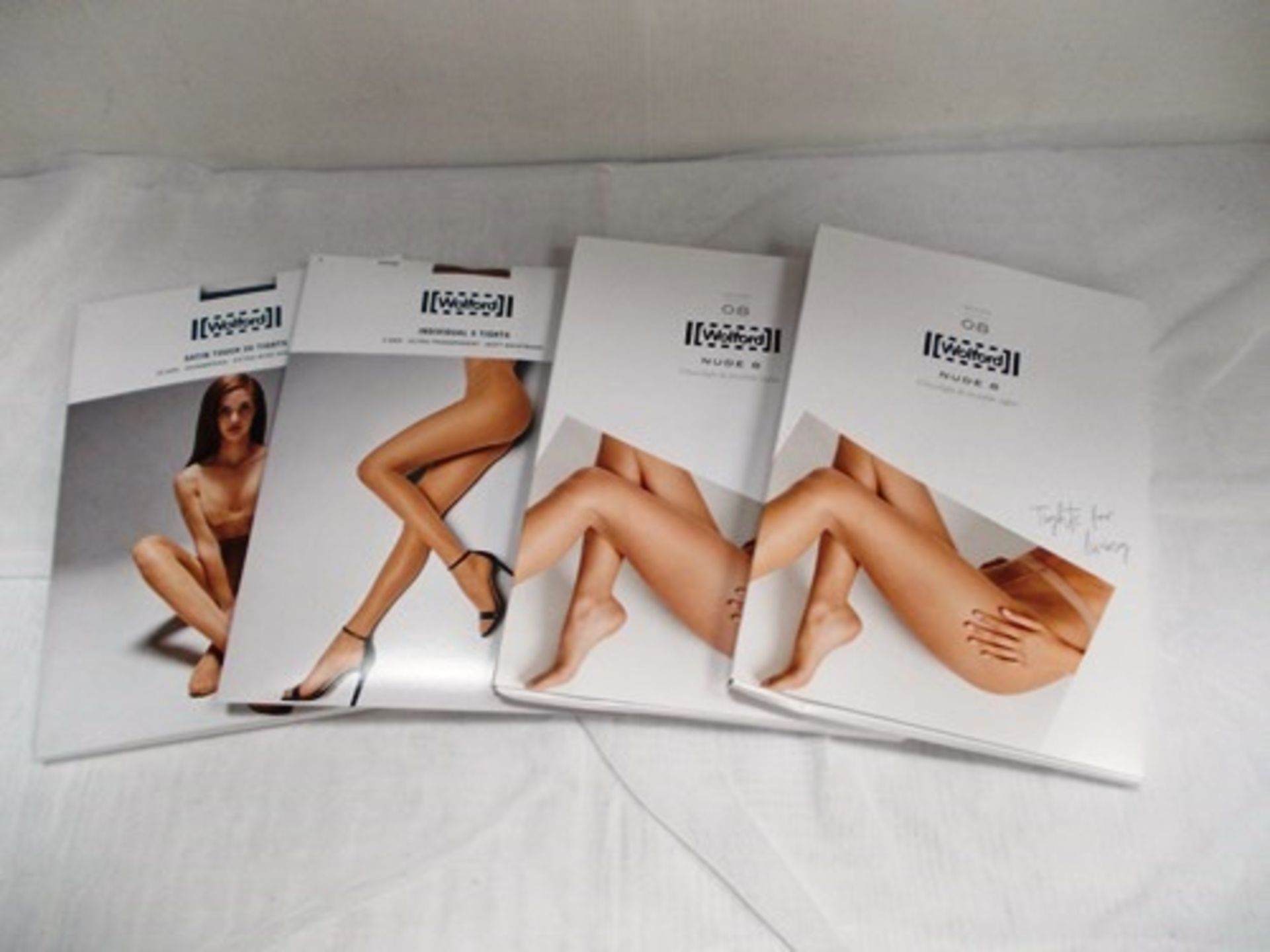 8 x pairs of Wolford hold-ups and tights including synergy leg support tights and Tulle control - Image 2 of 2