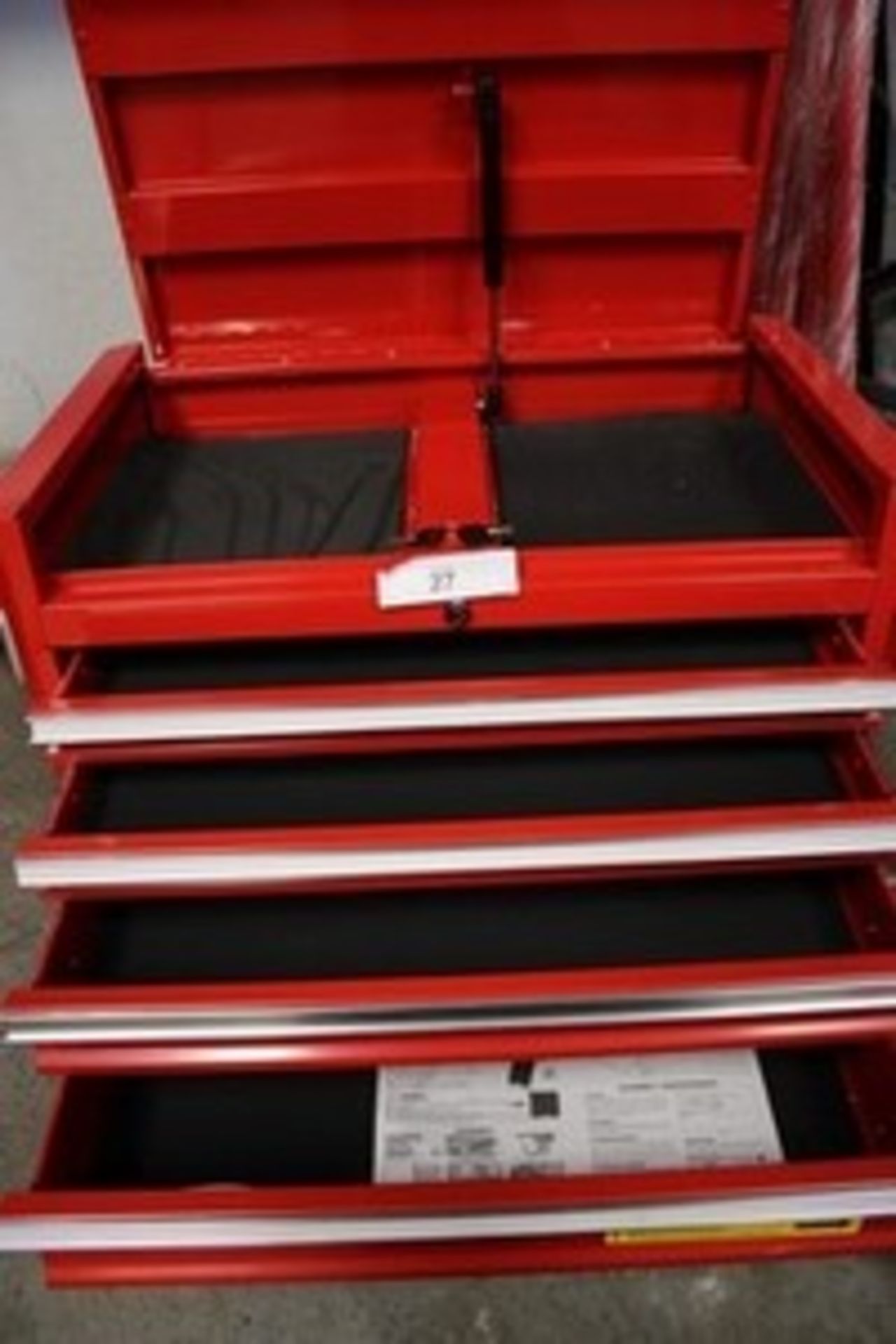 1 X Kennedy XD top box 4 drawer tool chest, together with 1 x Senator 3 drawer toolbox, and 1 x - Image 2 of 4