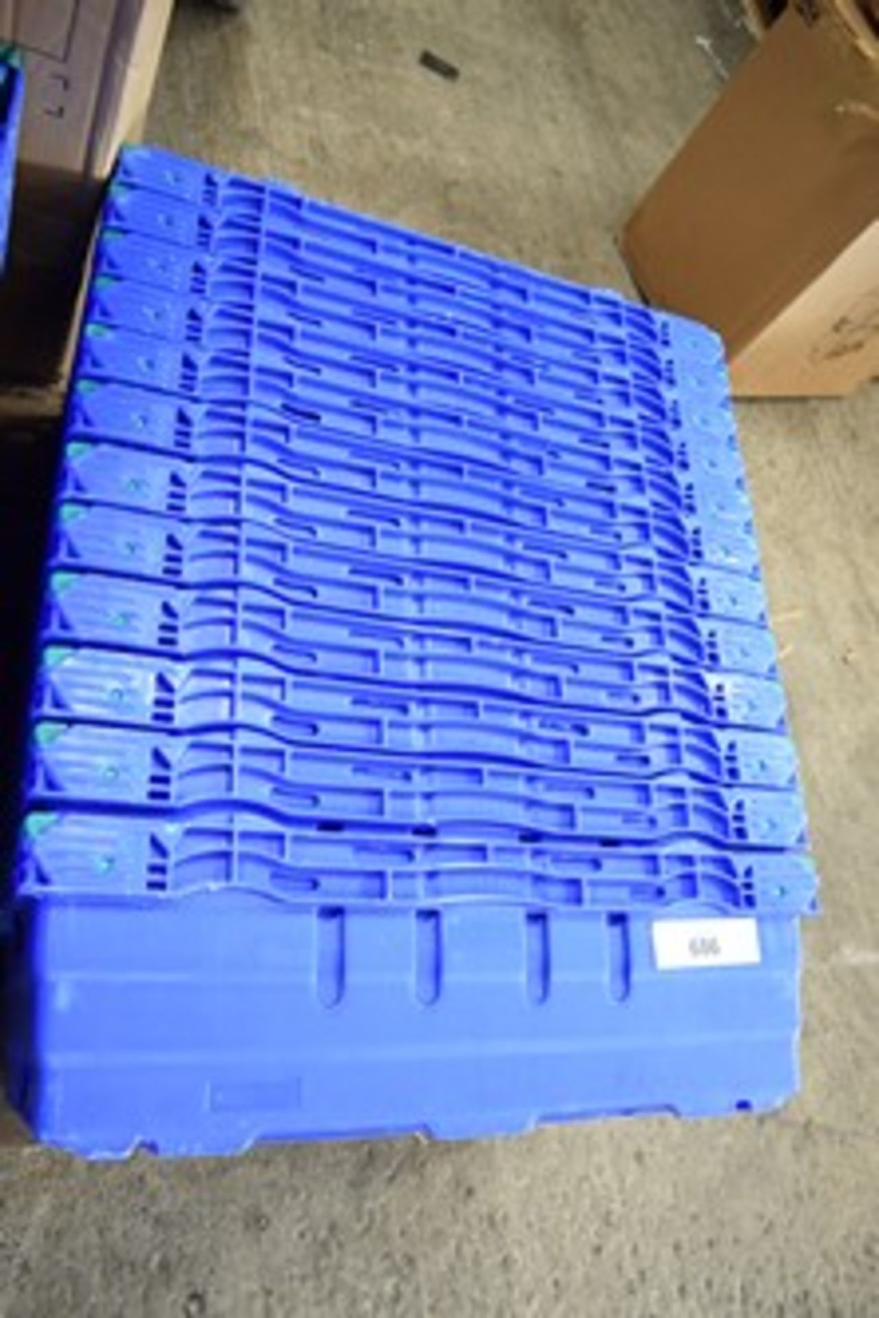 20 x PPS blue plastic double handled free produce trays, size 60cm x 40cm x 18cm - New (FS) - Image 2 of 2