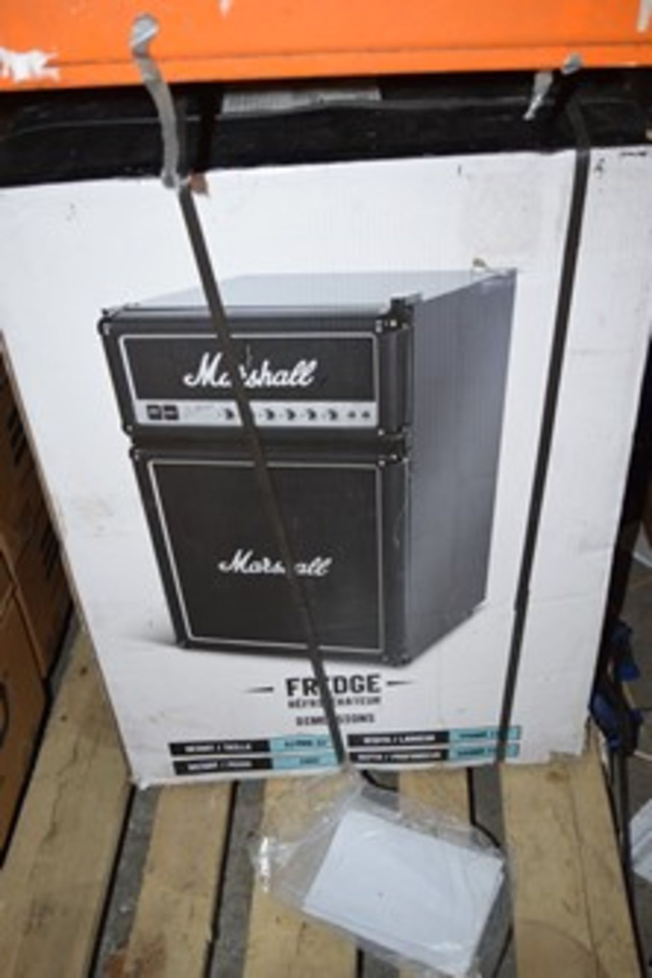 1 x Marshall fridge, model 4.4 - sealed new in box, box dirty due to store (ES1)