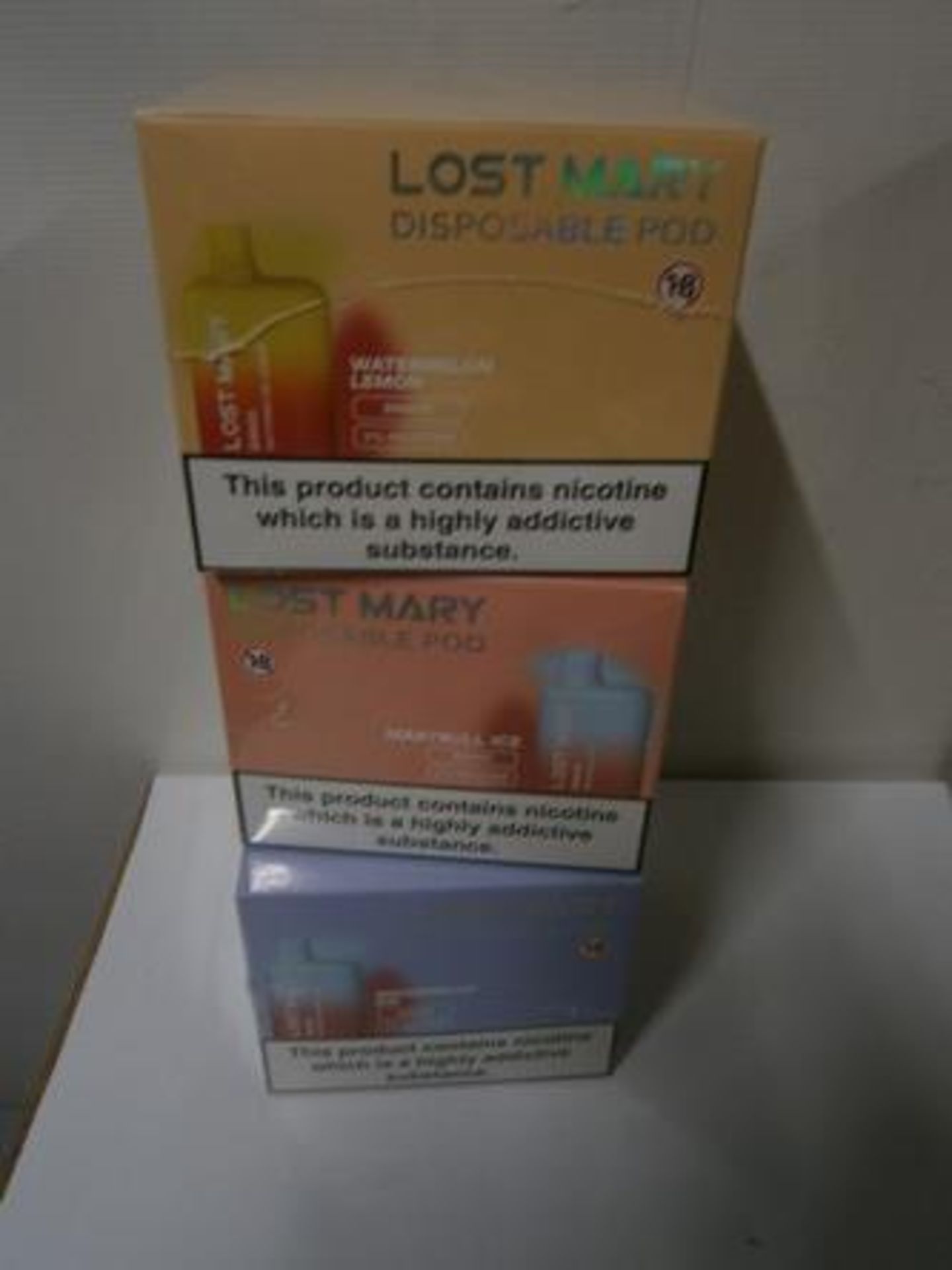 3 x boxes each containing 10 x units of Most Mary disposable vapes - Sealed new in pack (C7A)