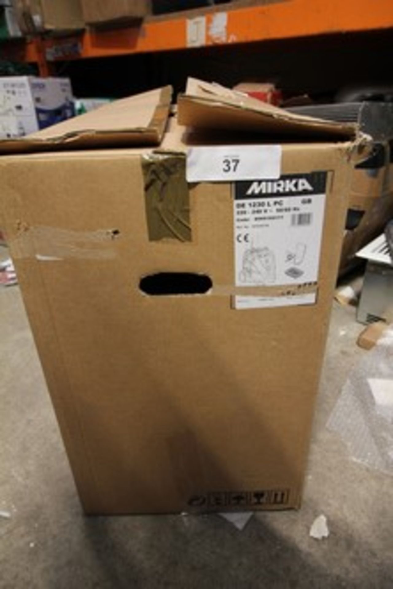 1 x Mirka 1230L dust extractor, model DE1230LPC - new in box (ES2)