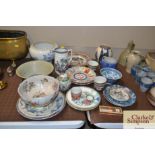 A quantity of various Oriental ceramics etc.