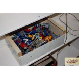 A box of Transformer toys