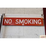 A "No Smoking" sign