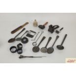A collection of antique kitchen accessories includ