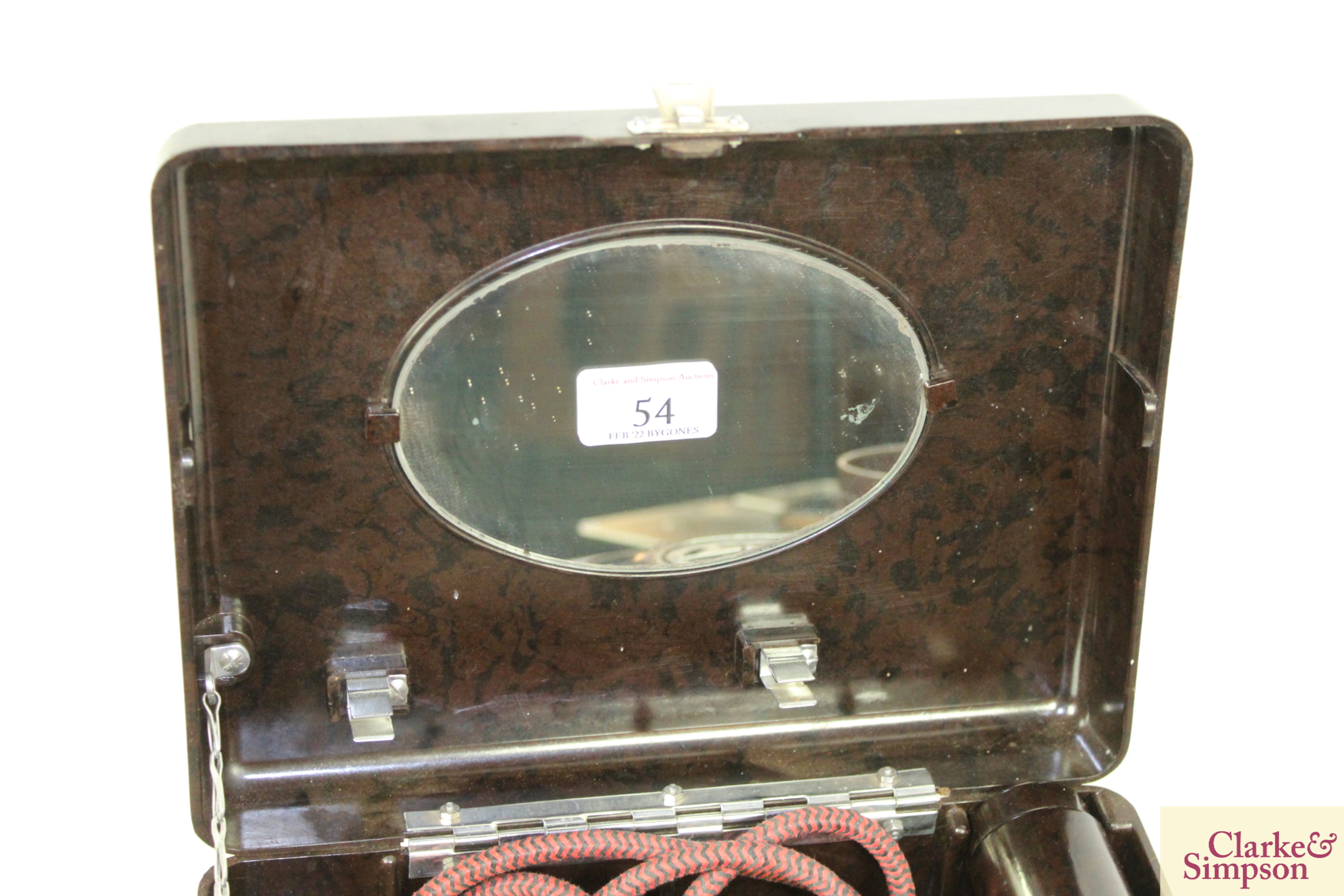 A Bakelite hair dryer in fitted case; four other B - Image 4 of 7