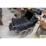 A vintage pram, owned within a single family for nearly 80 years and has been refurbished within the