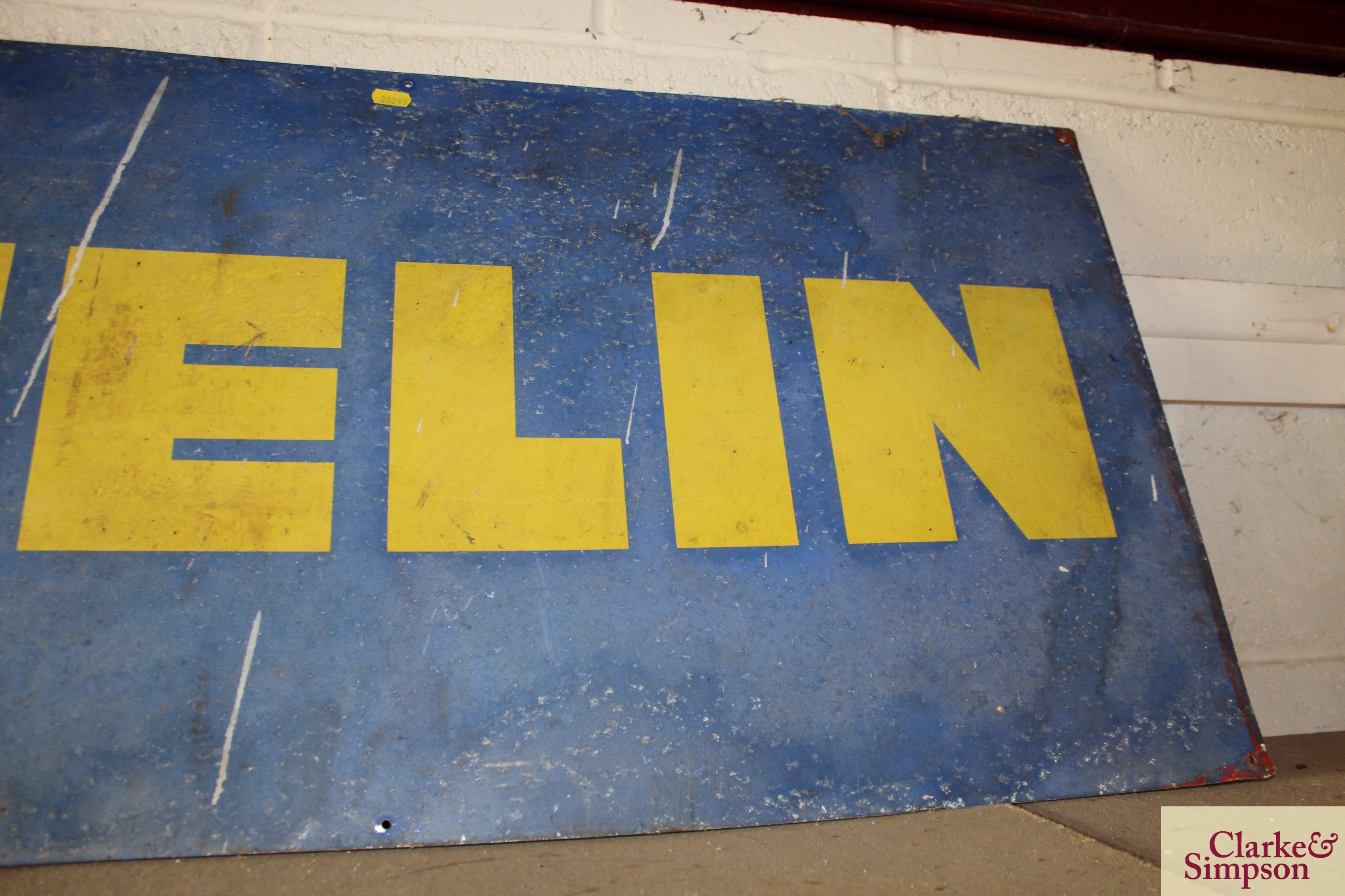 A "Michelin" advertising sign, approx. 20" x 78" - Image 4 of 4