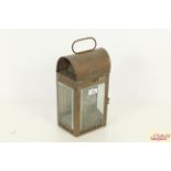 A 19th Century brass Davey & Co. cabin oil lamp