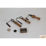 Circa 1920's snooker / billiard accessories includ