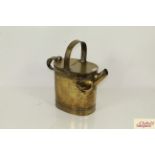 A large brass country house water carrier