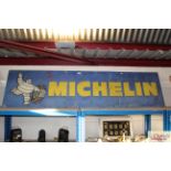 A "Michelin" advertising sign, approx. 20" x 78"