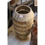 A terracotta chimney cowl