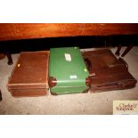 Three vintage cases