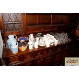 A large quantity of various china and glassware to