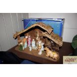 A Nativity set in box