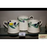 Three Emma Bridgewater mugs