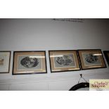 Three History of England engravings including "The