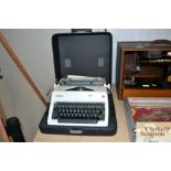 An Olympia typewriter