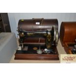 A Wheeler & Wilson hand sewing machine