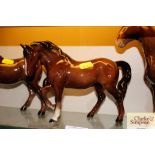 A Beswick trotting horse