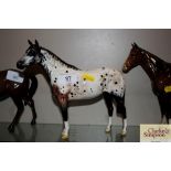 A Royal Doulton figure of an Appaloosa stallion