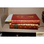 Two leather bound books "Tom Browns School Days" a
