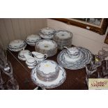 A Victorian dinner service including various turee