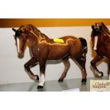 A Beswick trotting horse