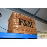 A Fortnum & Mason picnic basket