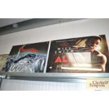 Two film posters, James Bond "Die Another Day" and