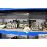 A quantity of Hawthorn model village houses etc.