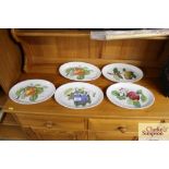 Five Portmeirion dishes