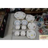 A quantity of tea and dinnerware to include Colcl