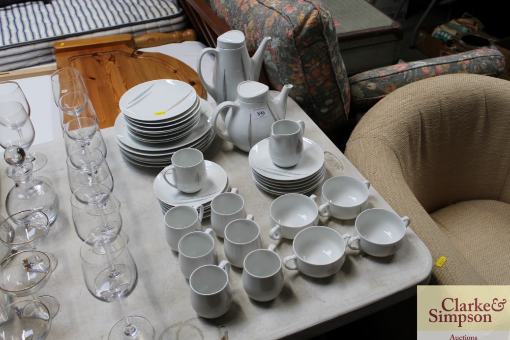 A quantity of Thomas tea coffee and dinnerware