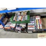 Four boxes of DVD's