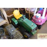 A John Deere children's tractor