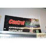 A Castrol GTX advertising sign