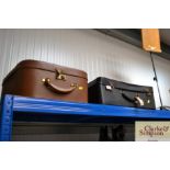 One Antler suitcase and one other suitcase