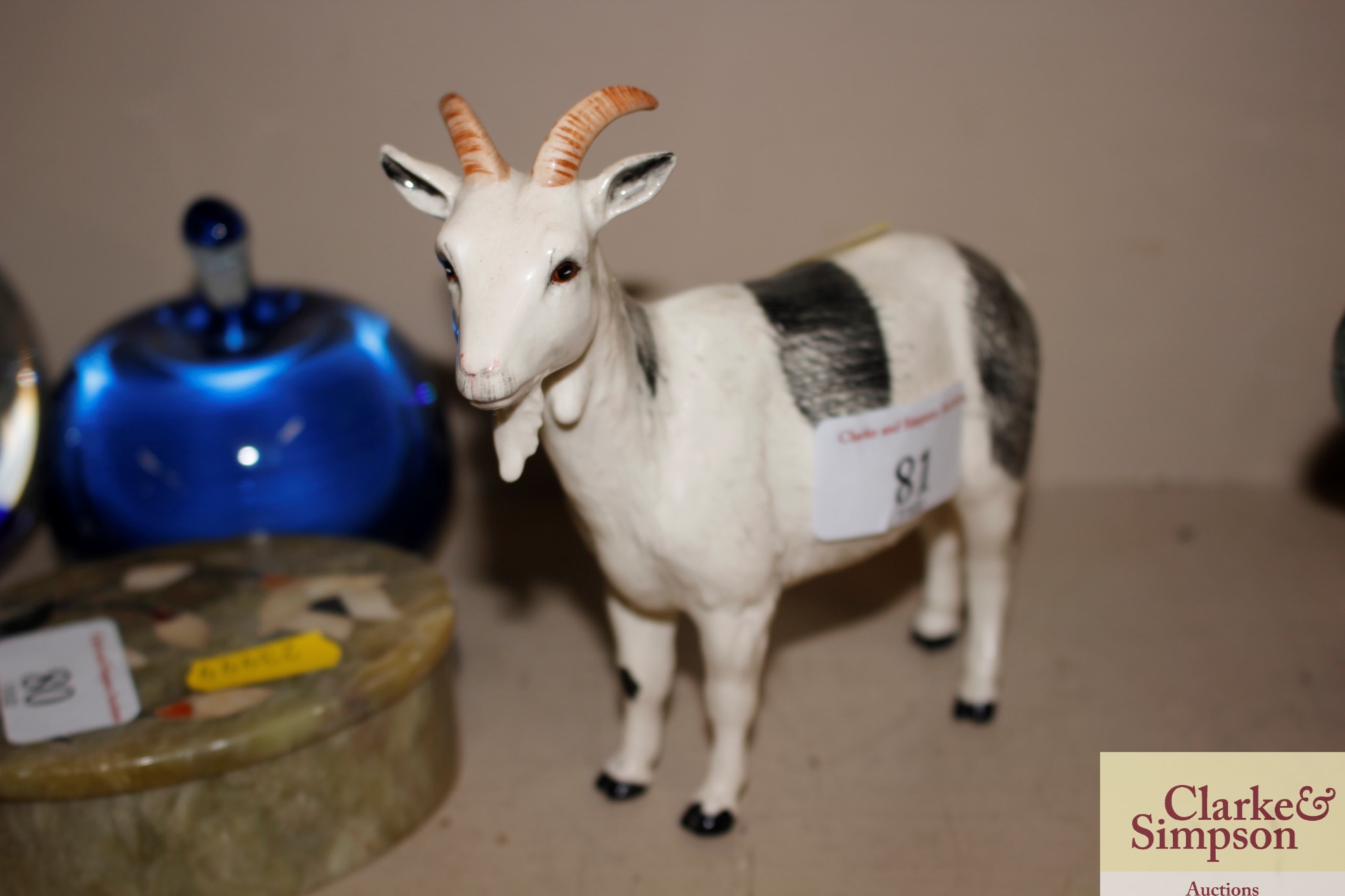 A Beswick figure of a goat