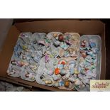 A collection of approx. 60 porcelain half dolls