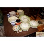 A quantity of "Claremont" pattern dinnerware, vari