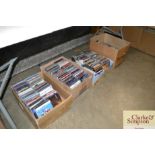 Four boxes of various CDs