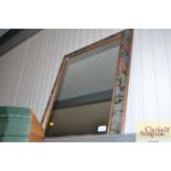 A modern decorative framed mirror