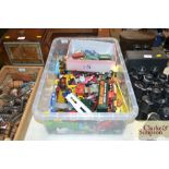 A large quantity of various diecast vehicles to in