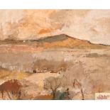 Robert Sadler, landscape 5/77, acrylic on board, 2