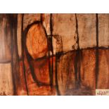 Robert Sadler, large abstract study, signed oil on
