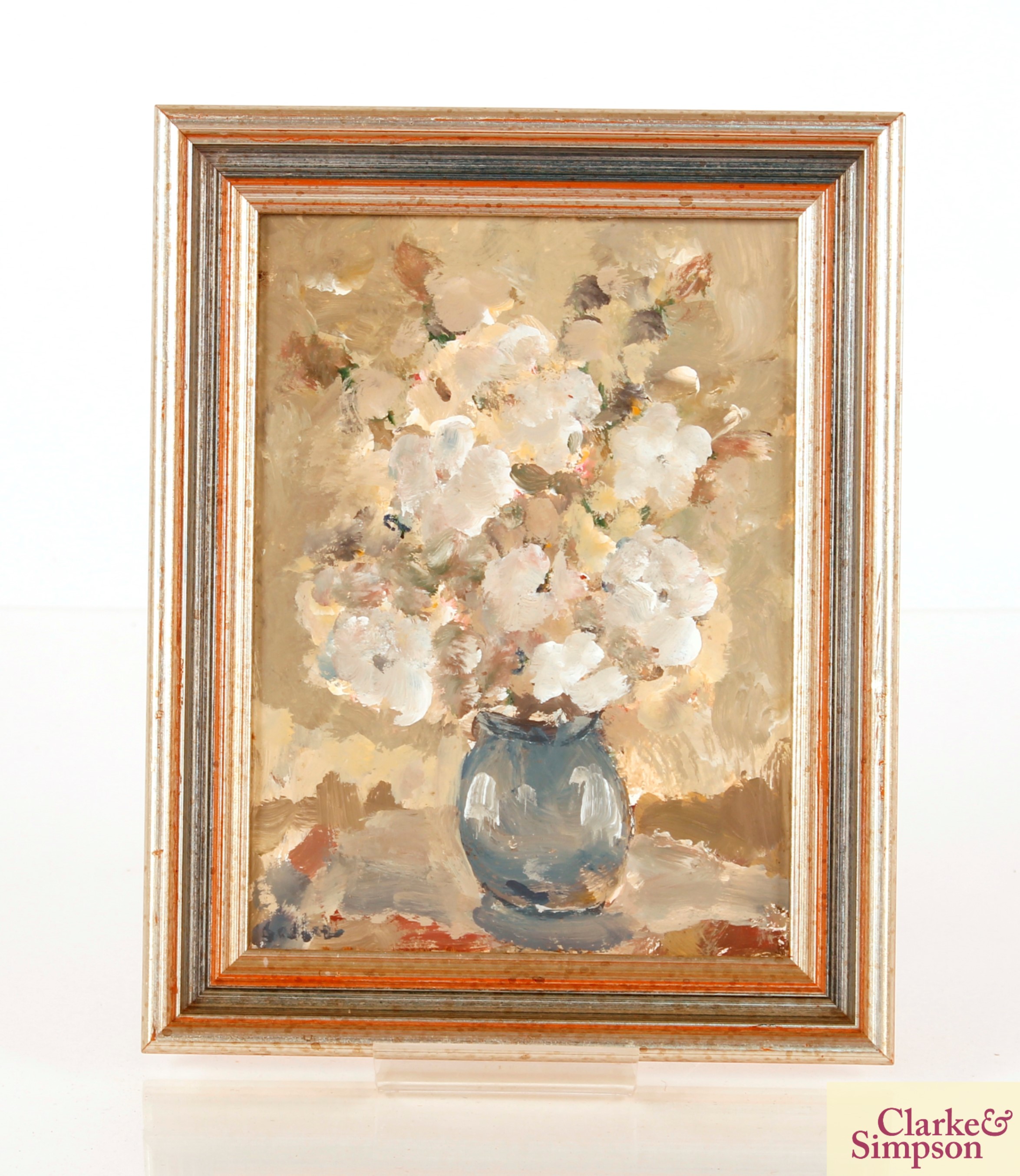 Robert Sadler, still life flowers in a vase, signe - Image 2 of 2