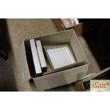 A box of miscellaneous picture frames etc.